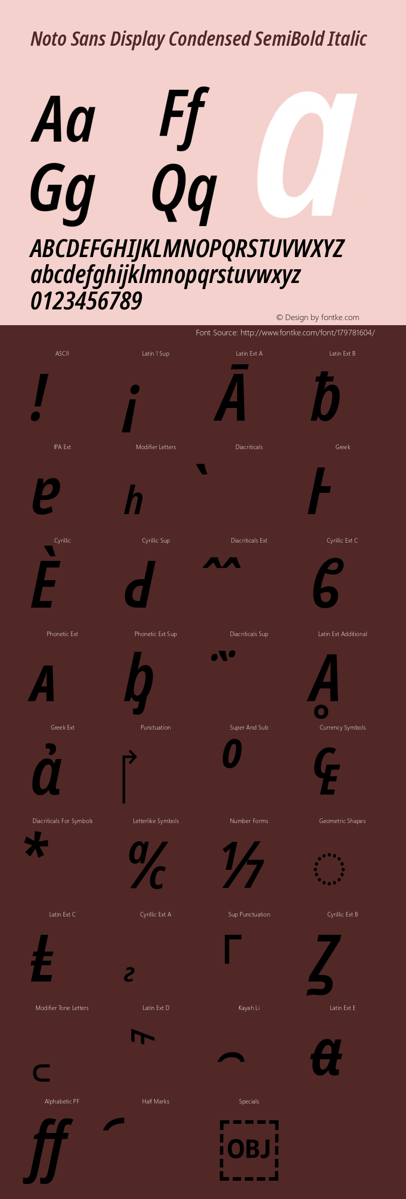 Noto Sans Display Condensed SemiBold Italic Version 2.005; ttfautohint (v1.8.4) -l 8 -r 50 -G 200 -x 14 -D latn -f none -a qsq -X 