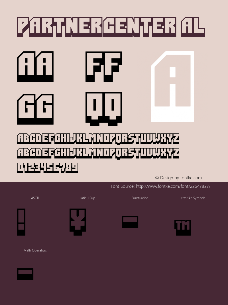 PartnerCenter Al Macromedia Fontographer 4.1J 07.1.25 Font Sample