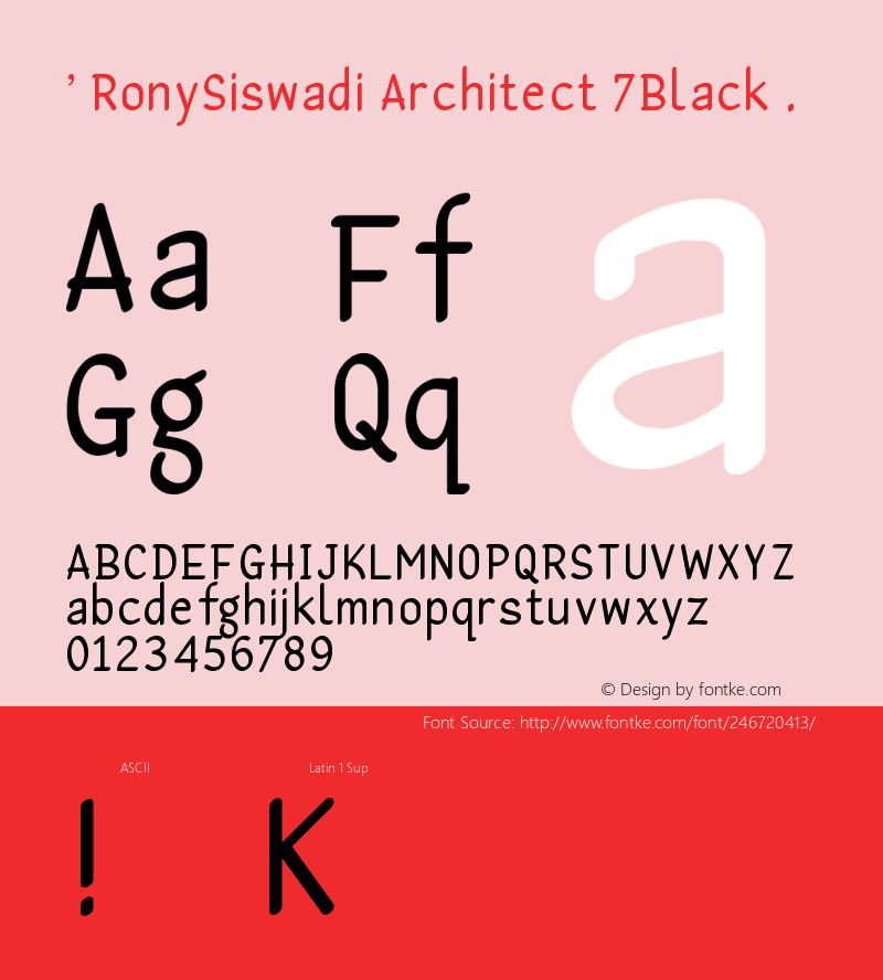 ' RonySiswadi Architect 7Black Version 1.00 May 19, 2010, initial release图片样张