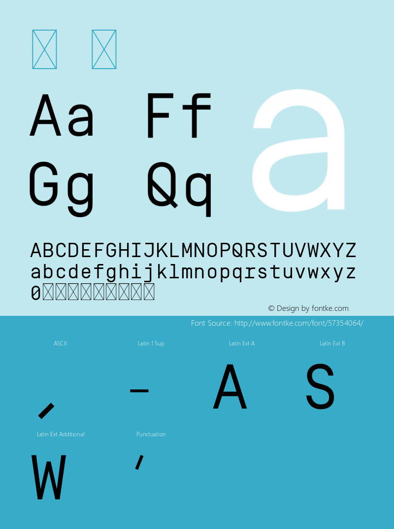 ¶ 2.003 Font Sample