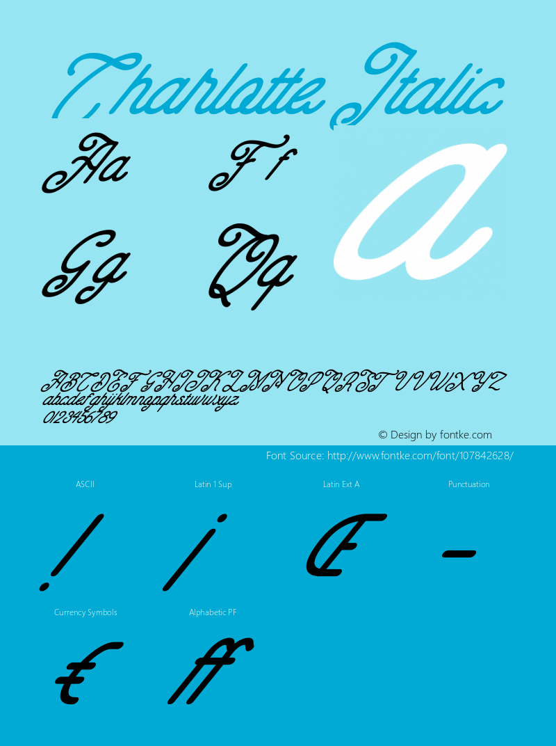 Charlotte Italic Version 1.00;November 25, 2020;FontCreator 12.0.0.2563 64-bit Font Sample