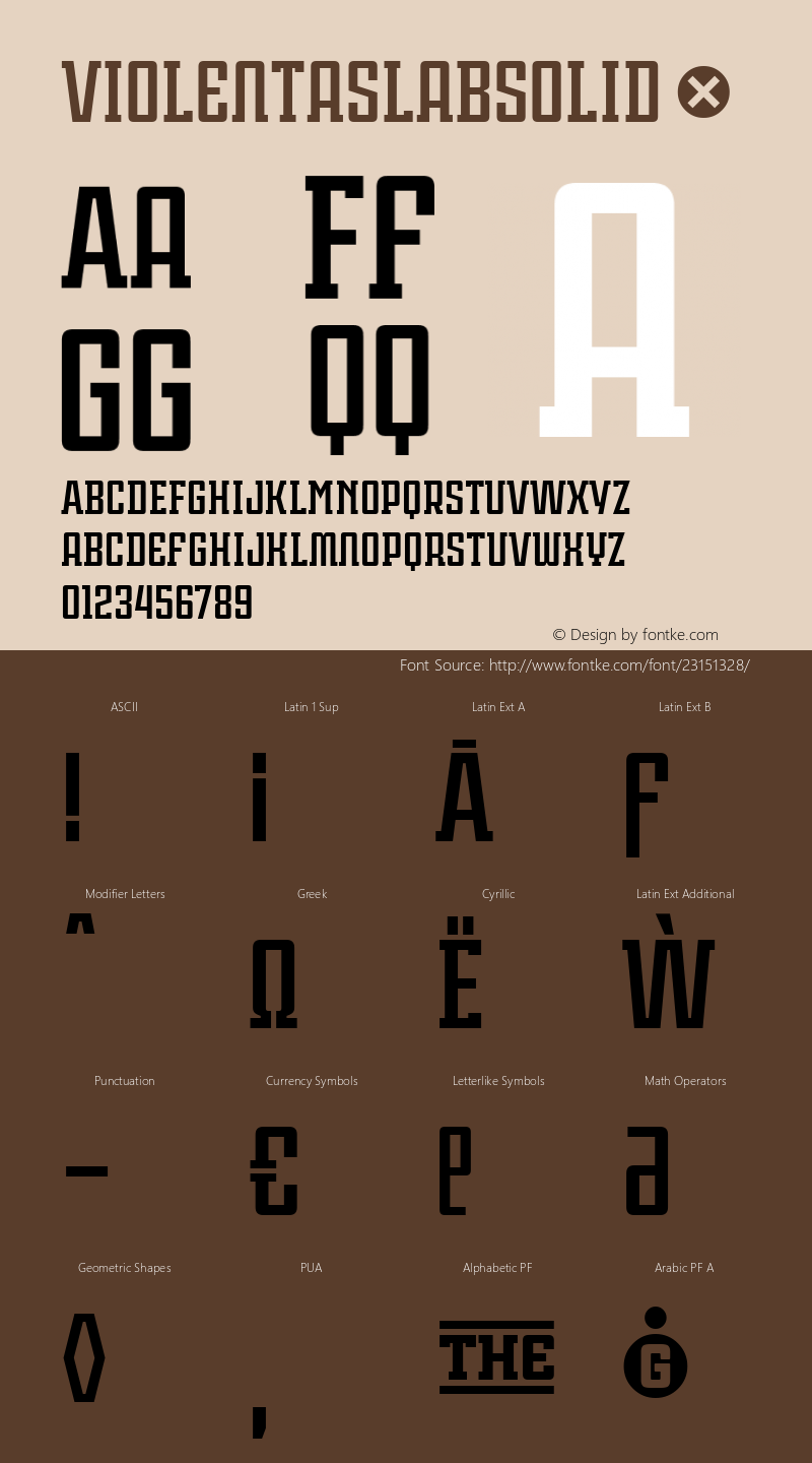 ☞ViolentaSlabSolid Version 001.001 ;com.myfonts.easy.graviton.violenta-slab.solid.wfkit2.version.4oXL Font Sample