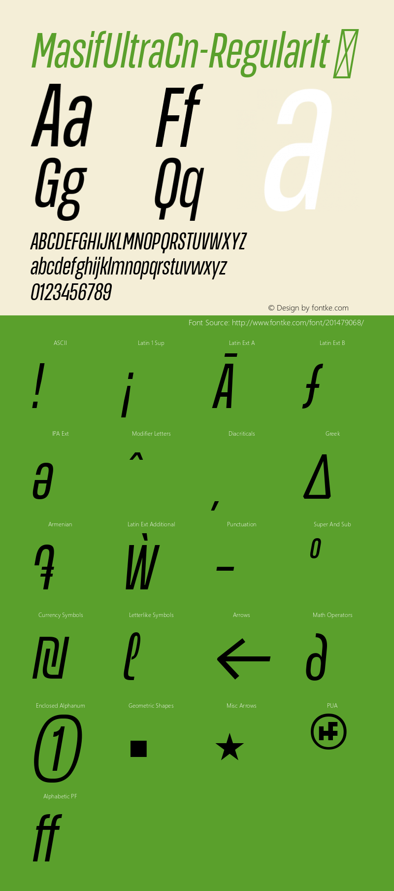 ☞MasifUltraCn-RegularIt Version 1.001;com.myfonts.easy.hurufatfont-type-foundry.masif.ultra-condensed-regular-italic.wfkit2.version.5Btd图片样张