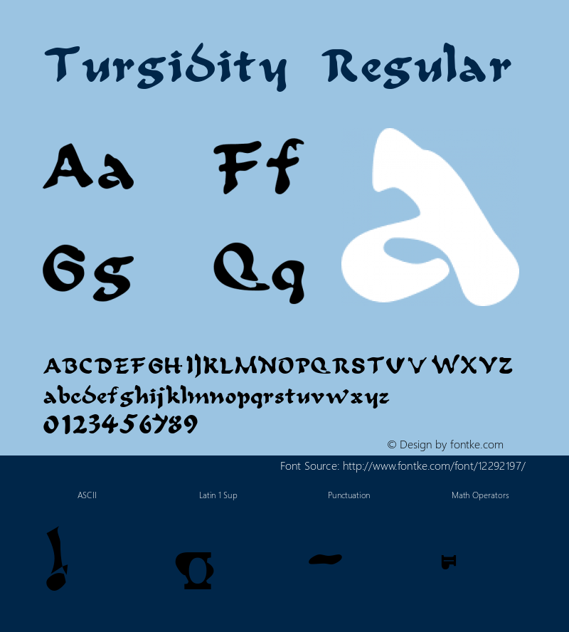 Turgidity Regular Perry Mason                 06 06 01 Font Sample