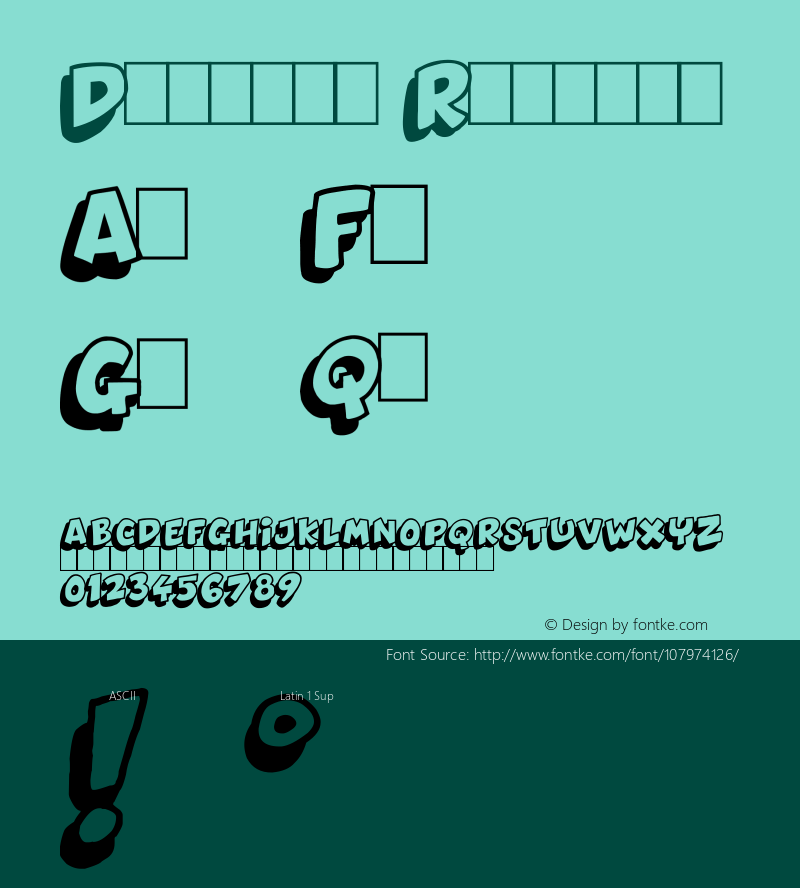 Dynamix  Font Sample