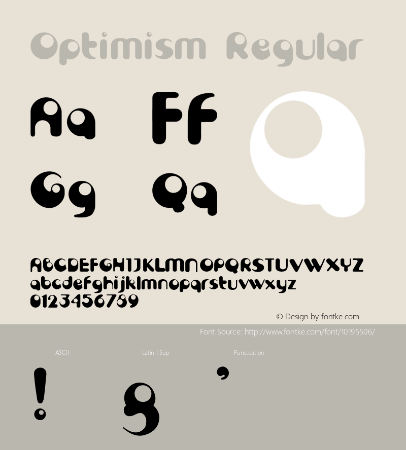 Optimism Regular 001.000 Font Sample
