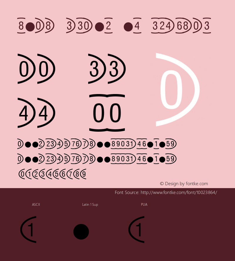 Oval Frame MT Regular Version 1.5 - April 22, 1996 Font Sample