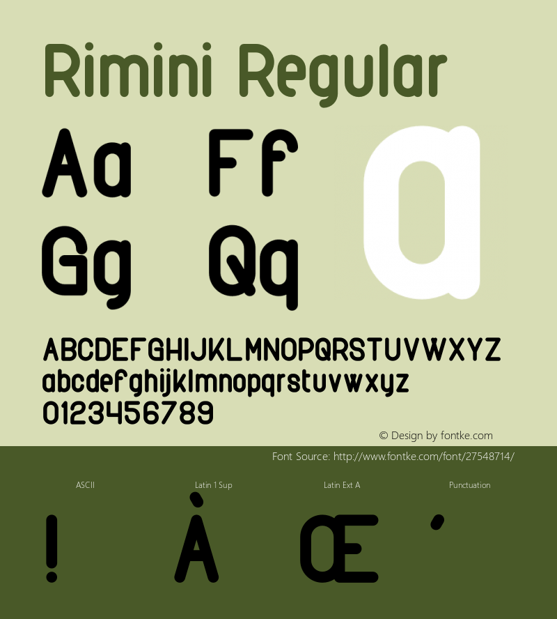 Rimini Version 1.002;Fontself Maker 3.0.0-2 Font Sample