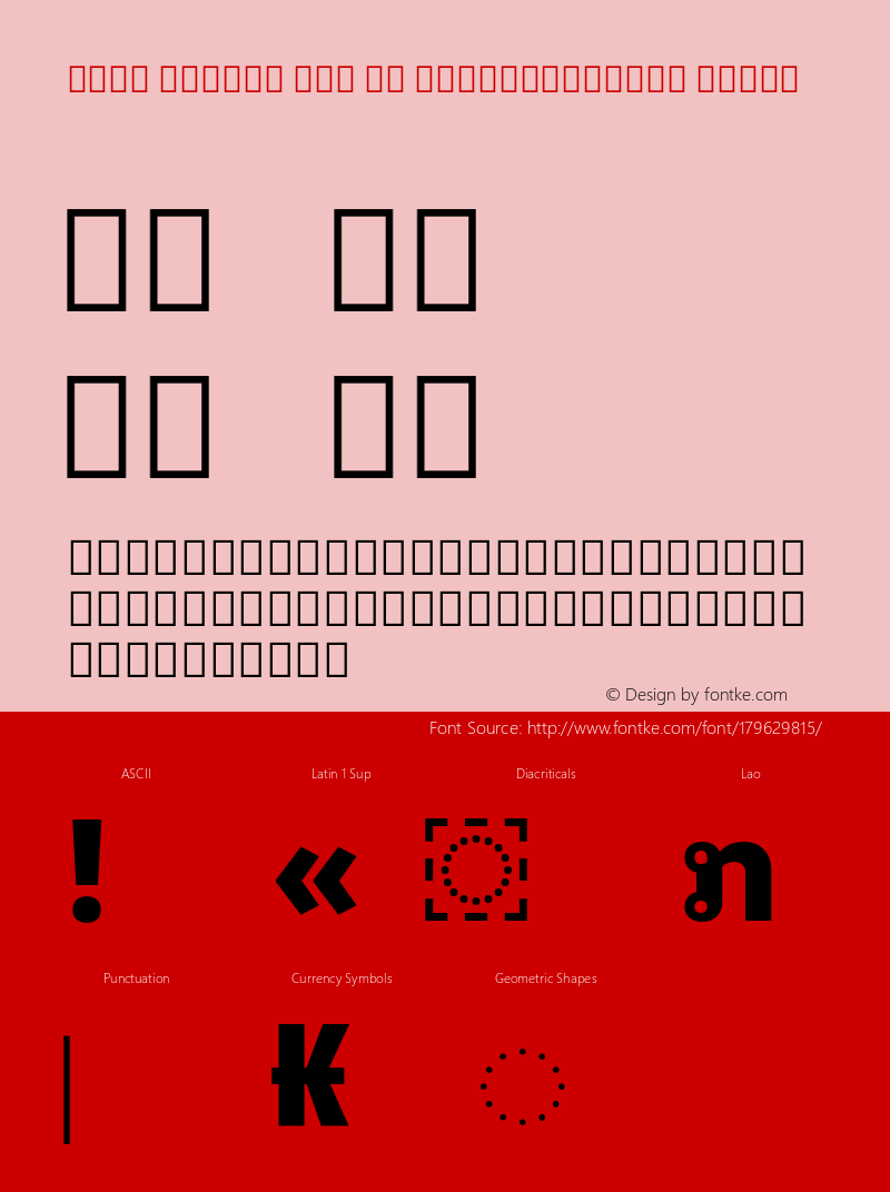 Noto Looped Lao UI SemiCondensed Black Version 1.00; ttfautohint (v1.8.4) -l 8 -r 50 -G 200 -x 14 -D lao -f none -a qsq -X 