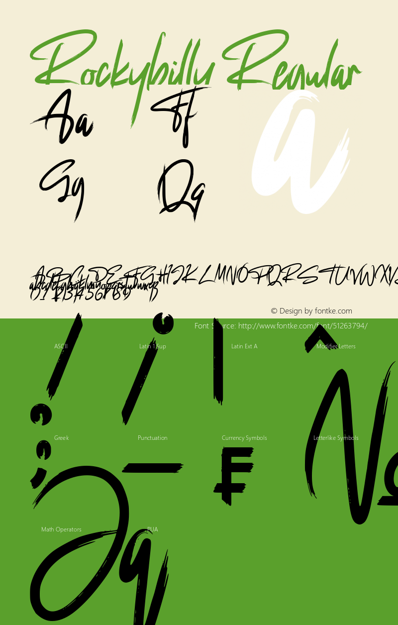 Rockybilly Version 1.00;January 13, 2020;FontCreator 12.0.0.2547 64-bit Font Sample