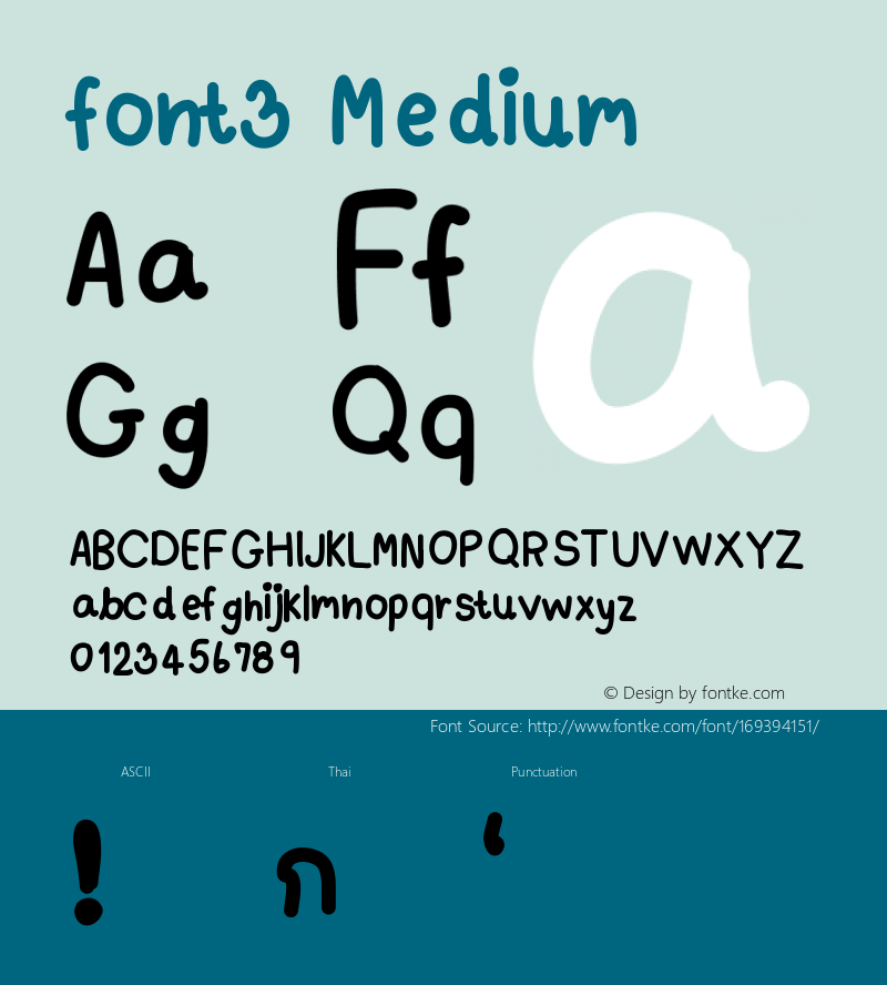 font3 Version 001.000图片样张