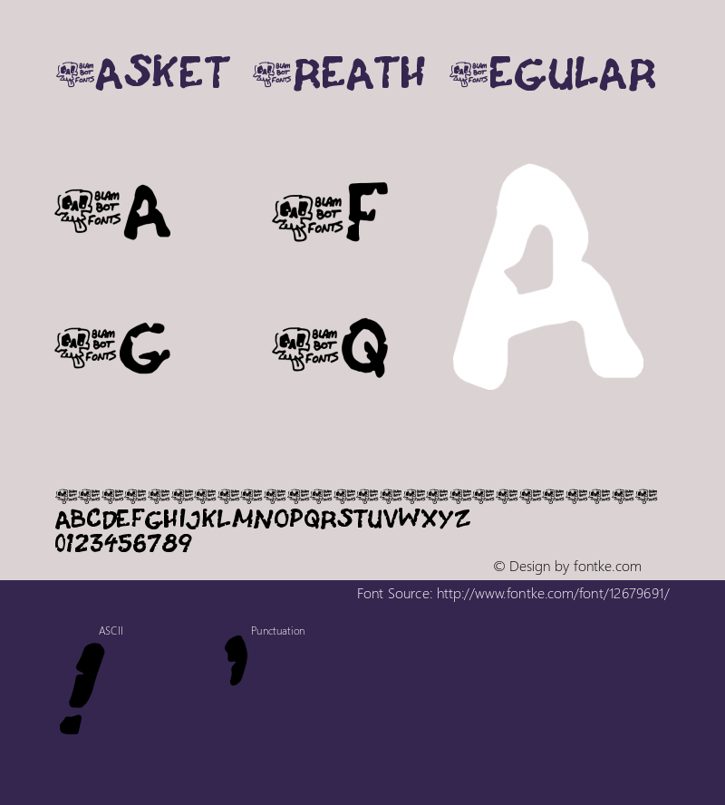 Casket Breath Regular Version 1.0 Font Sample