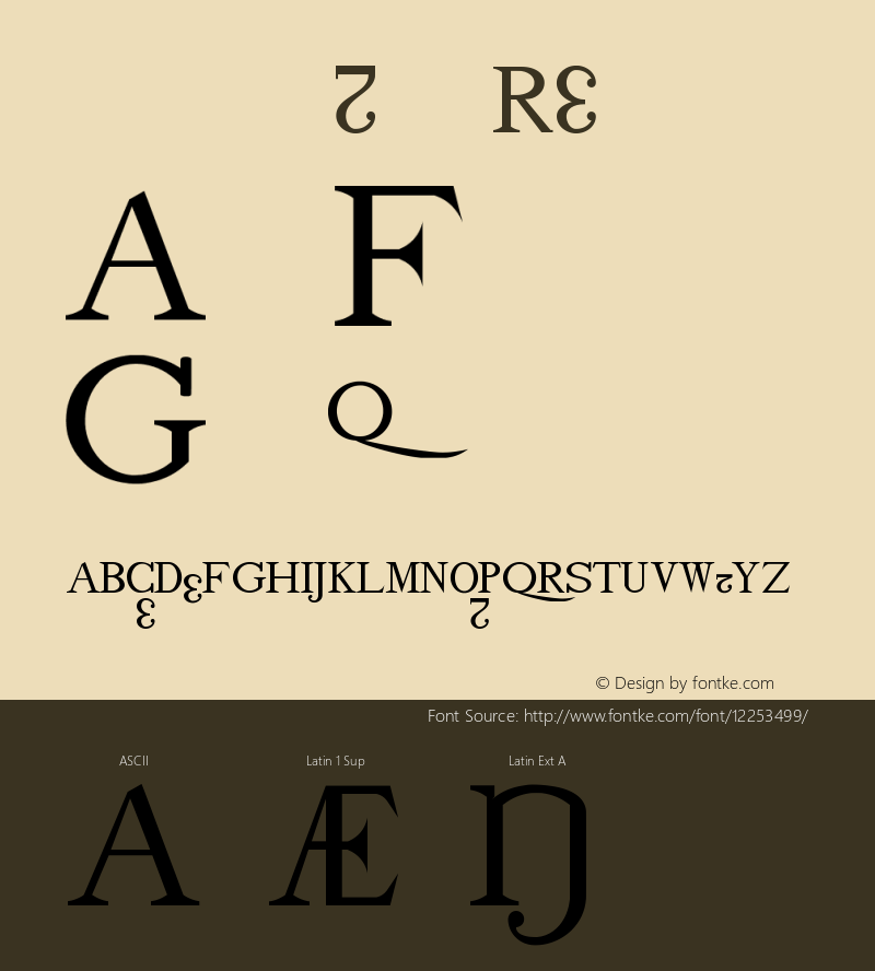 drmdozbx14 Regular Version 001.001 Font Sample