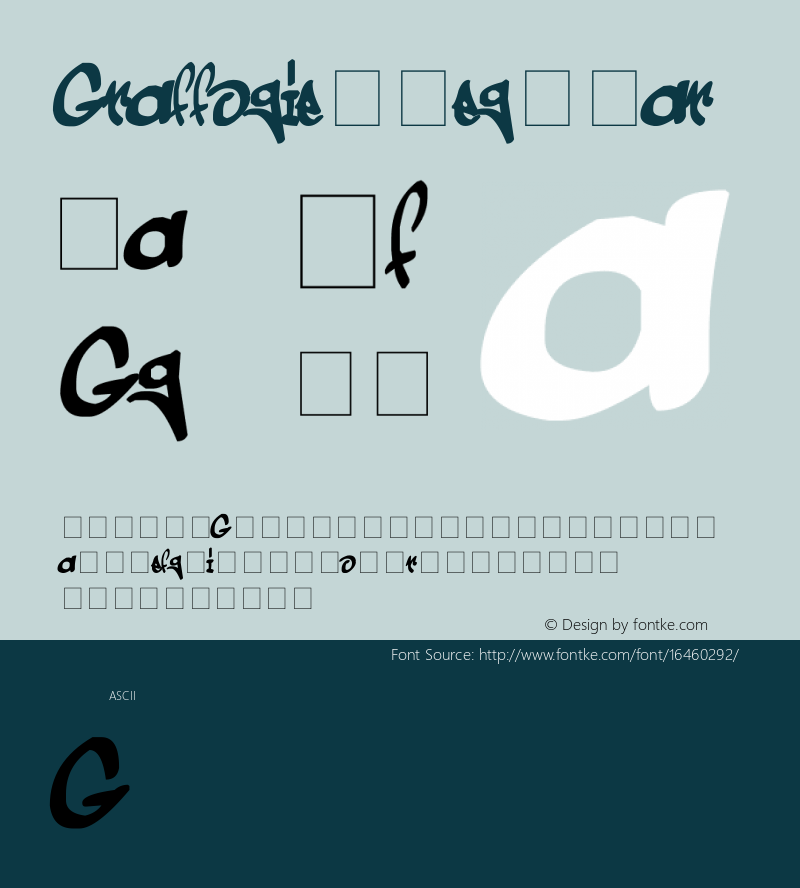 Graffogie Regular Version 5.01 November 22, 2014 Font Sample