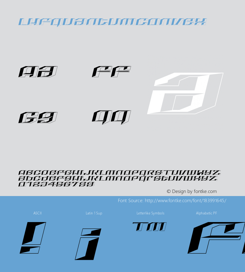 ☞LHF Quantum Convex (1.0) ;com.myfonts.letterheadfonts.lhf-quantum.convex.wfkit2.3zzZ图片样张