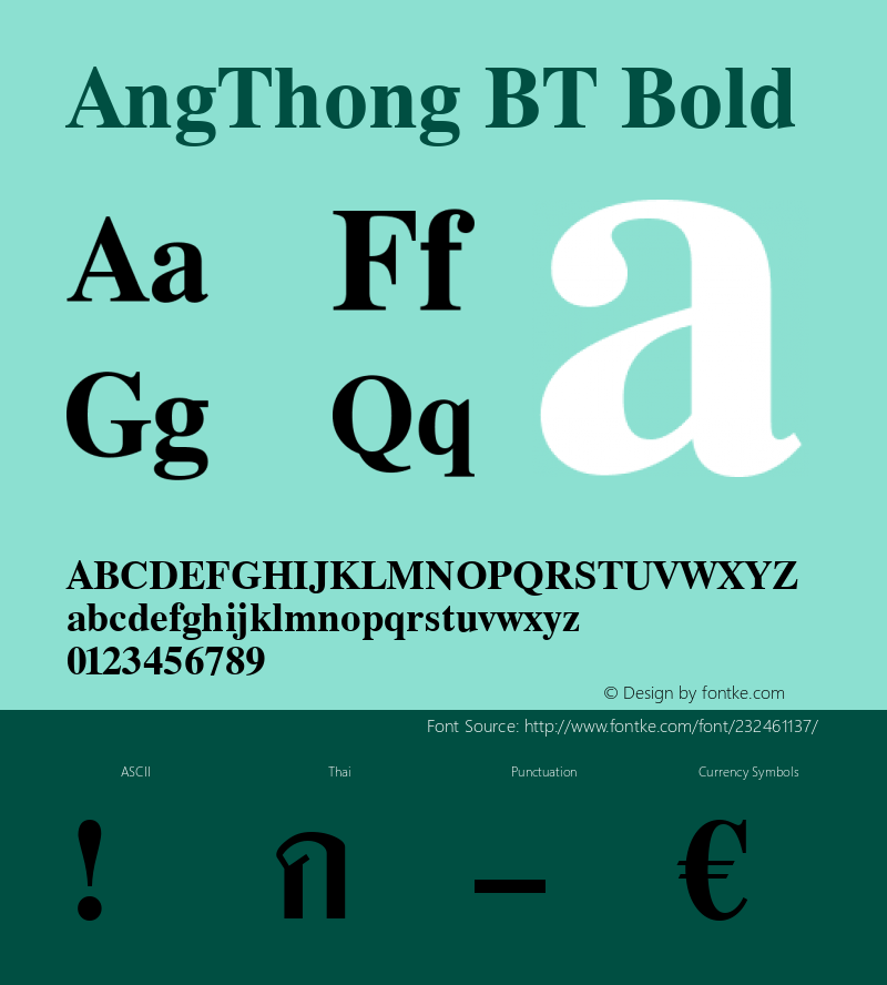 AngThong BT Bold mfgpctt-v4.7 Dec 22 2005图片样张