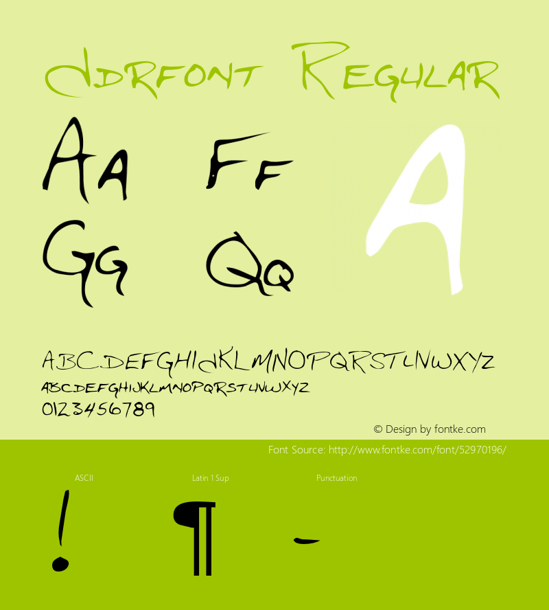 Jdrfont Altsys Metamorphosis:2/28/95 {DfLp-URBC-66E7-7FBL-FXFA} Font Sample