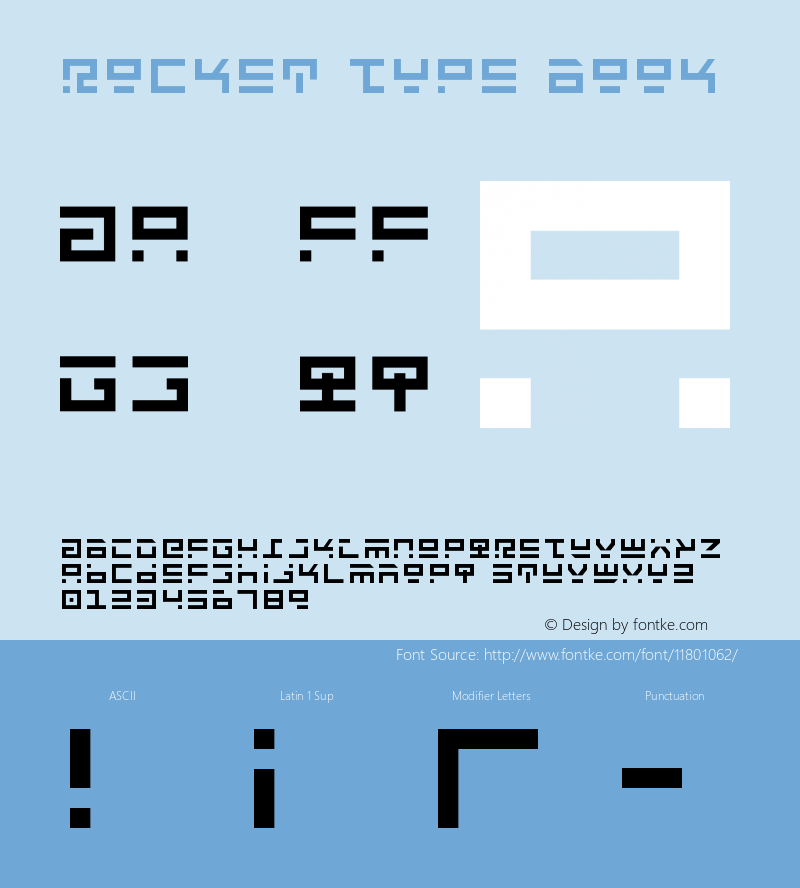 Rocket Type Book Version 1 Font Sample