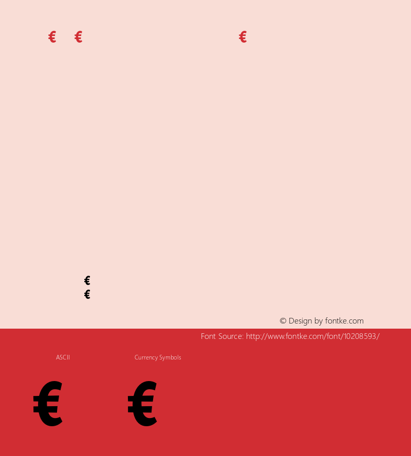 PedestriaMVB-Euro Bold 001.000 Font Sample
