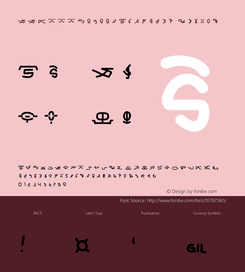 FFXIIICocoonAlphabet Medium Version 001.000 Font Sample