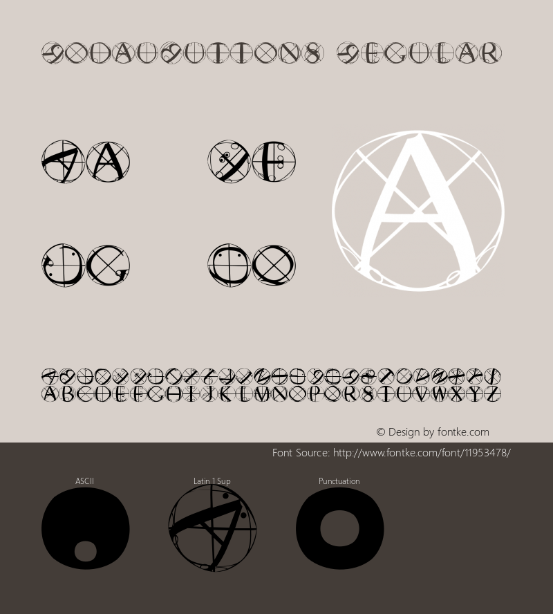 RodauButtons Regular 1.0 2002-08-27 Font Sample