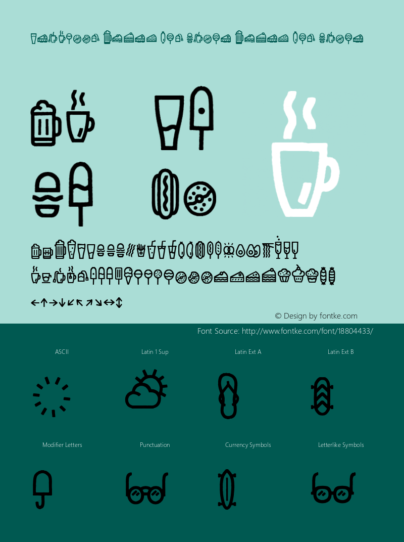 Escalope Crust One Icons Crust One Icons Version 1.000 Font Sample