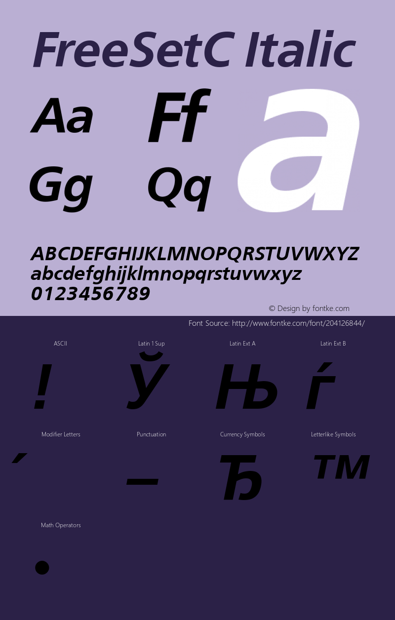 PT FreeSet Bold Oblique Cyrillic Version 001.000图片样张