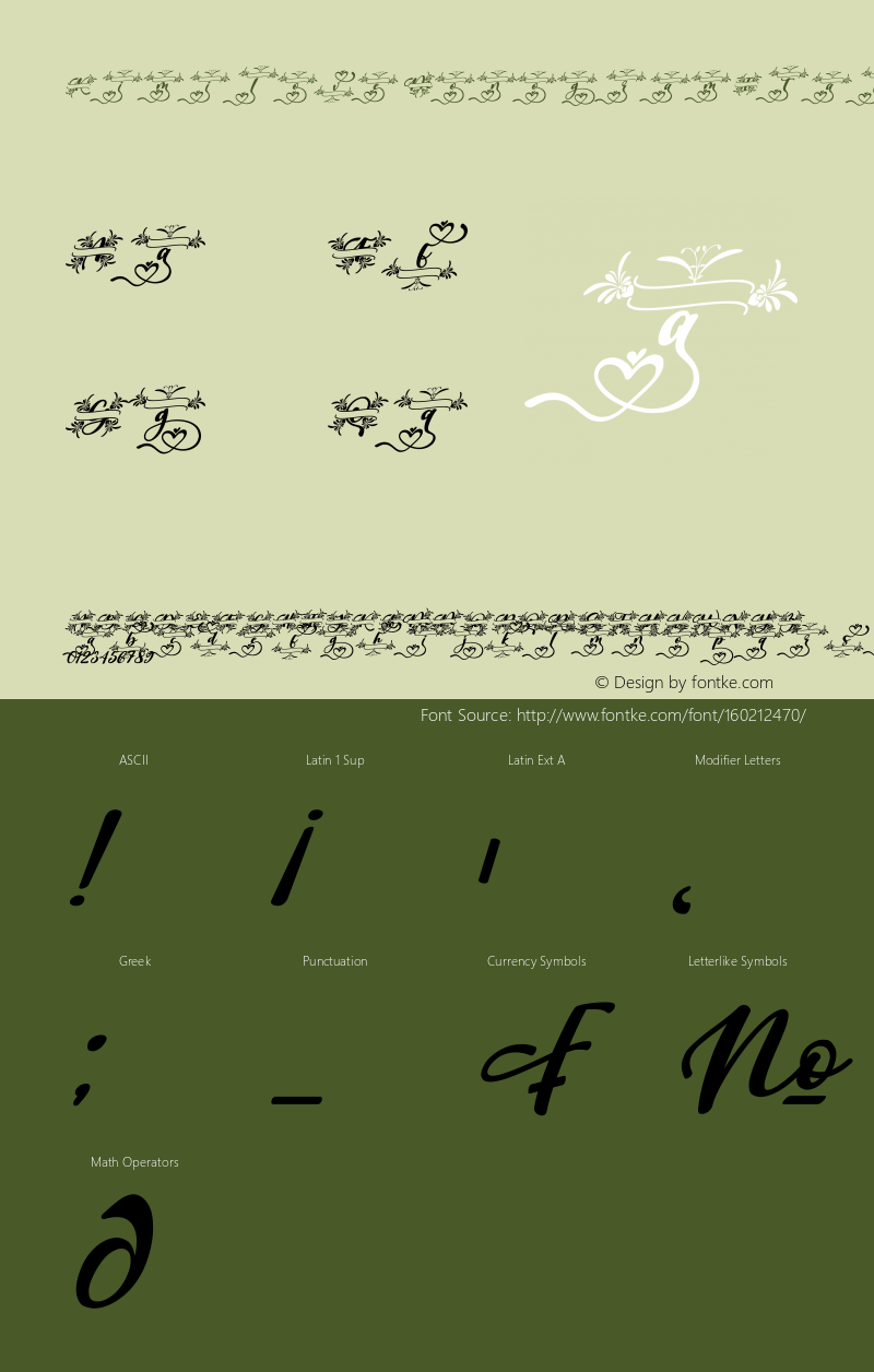 Kimilove Monogram Italic Version 1.00;May 15, 2020;FontCreator 11.5.0.2430 64-bit Font Sample