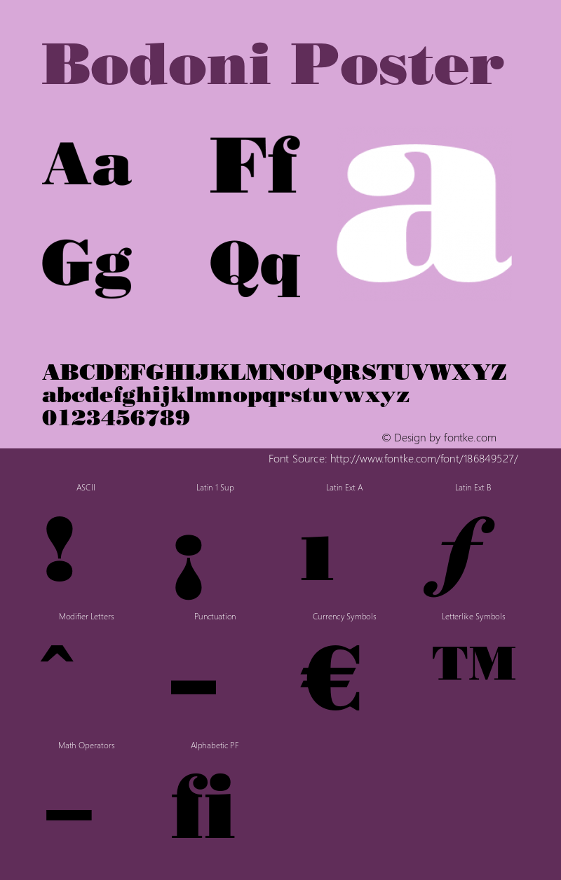 Bodoni-Poster 001.003图片样张