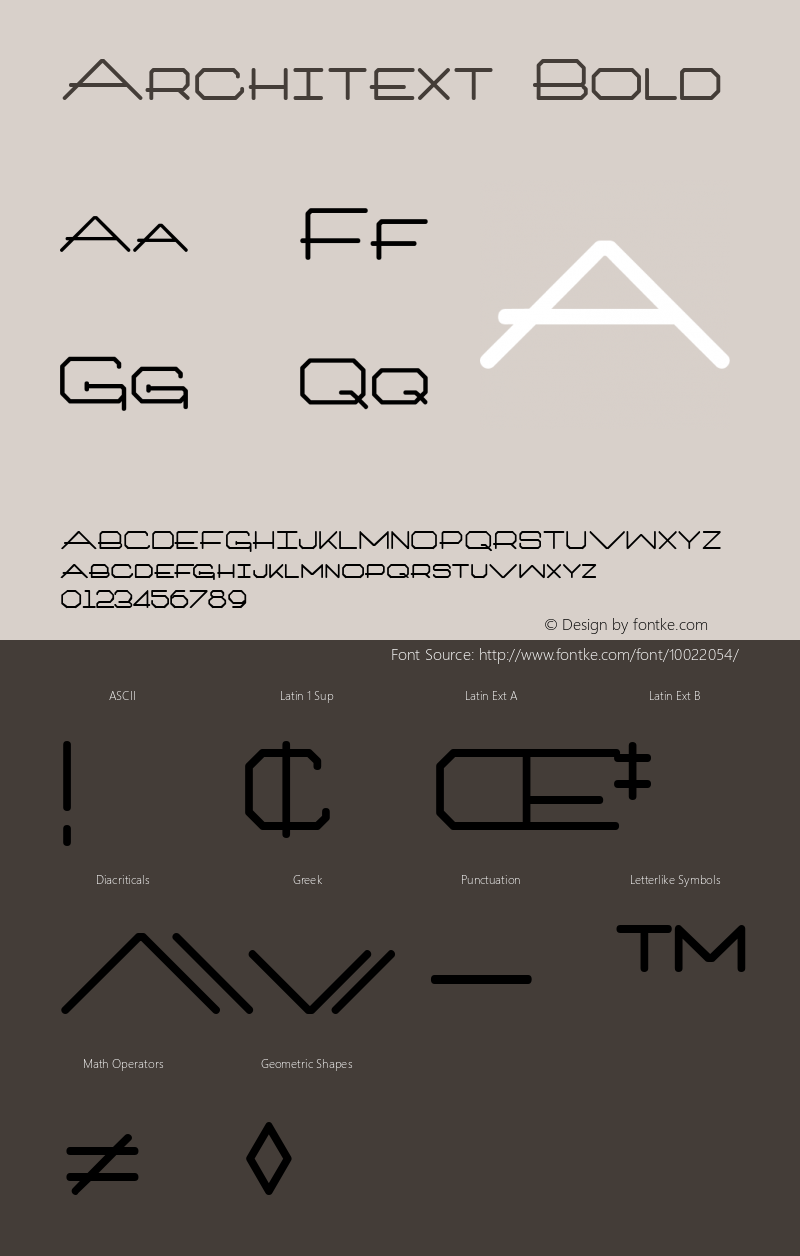 Architext Bold Altsys Metamorphosis:4/9/92 Font Sample