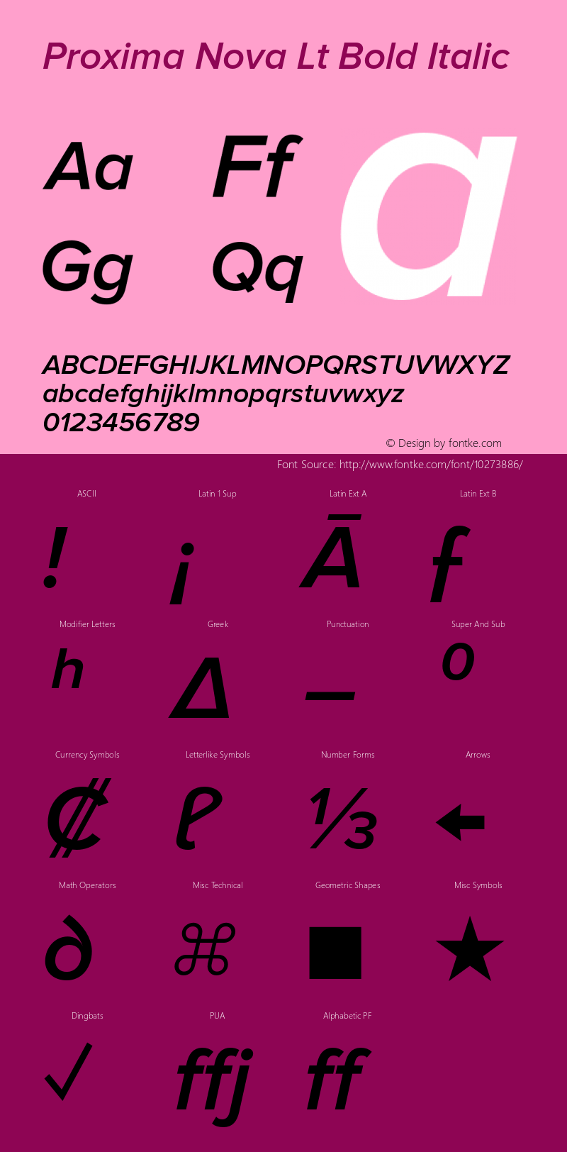 Proxima Nova Lt Bold Italic Version 1.000;PS 001.000;hotconv 1.0.38 Font Sample