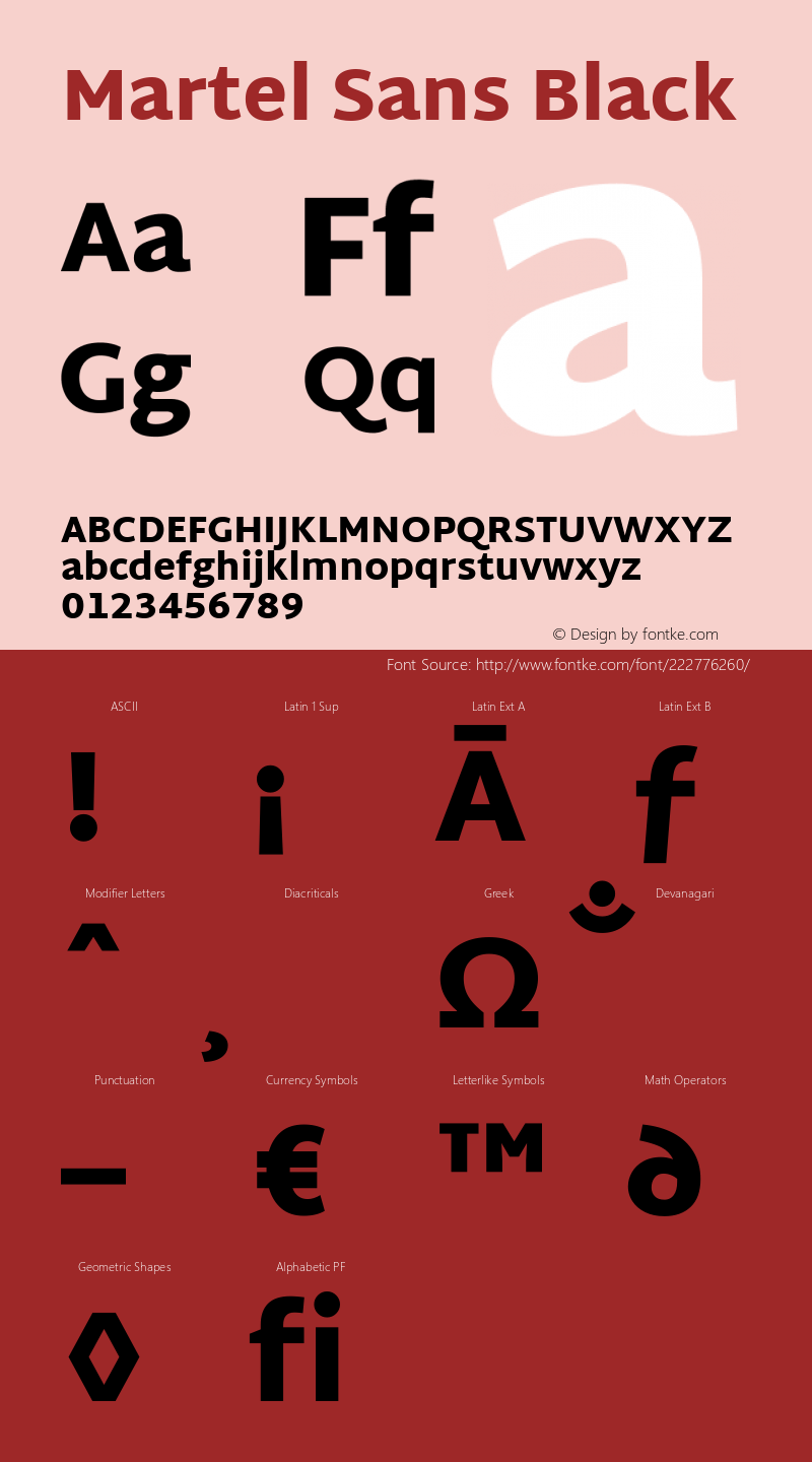 Martel Sans Black Version 1.002; ttfautohint (v1.1) -l 5 -r 5 -G 72 -x 0 -D latn -f none -w gGD -W -c图片样张