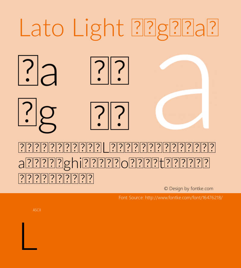 Lato Light Regular Version 2.015; 2015-08-06; http://www.latofonts.com/ Font Sample