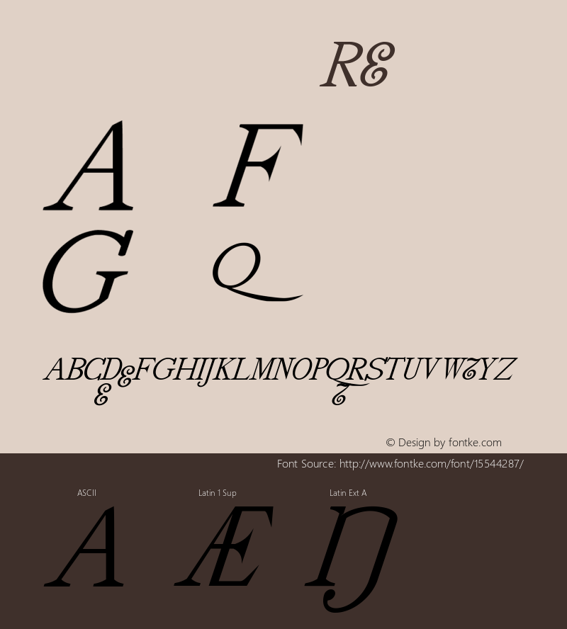 drmdozit24 Regular Version 001.001 Font Sample