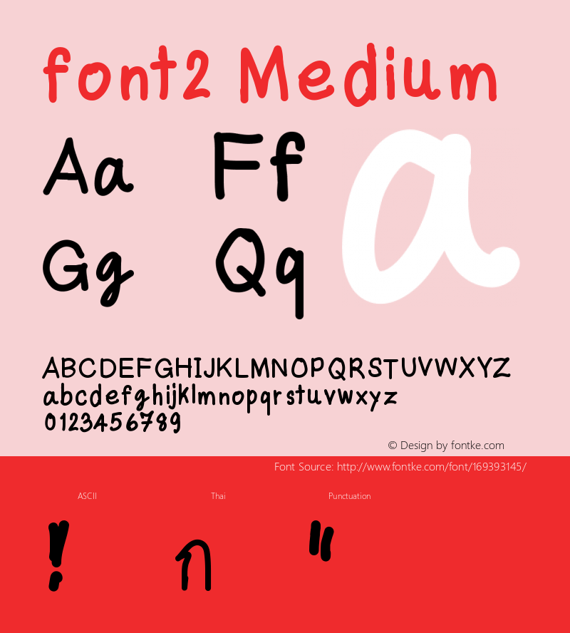 font2 Version 001.000图片样张