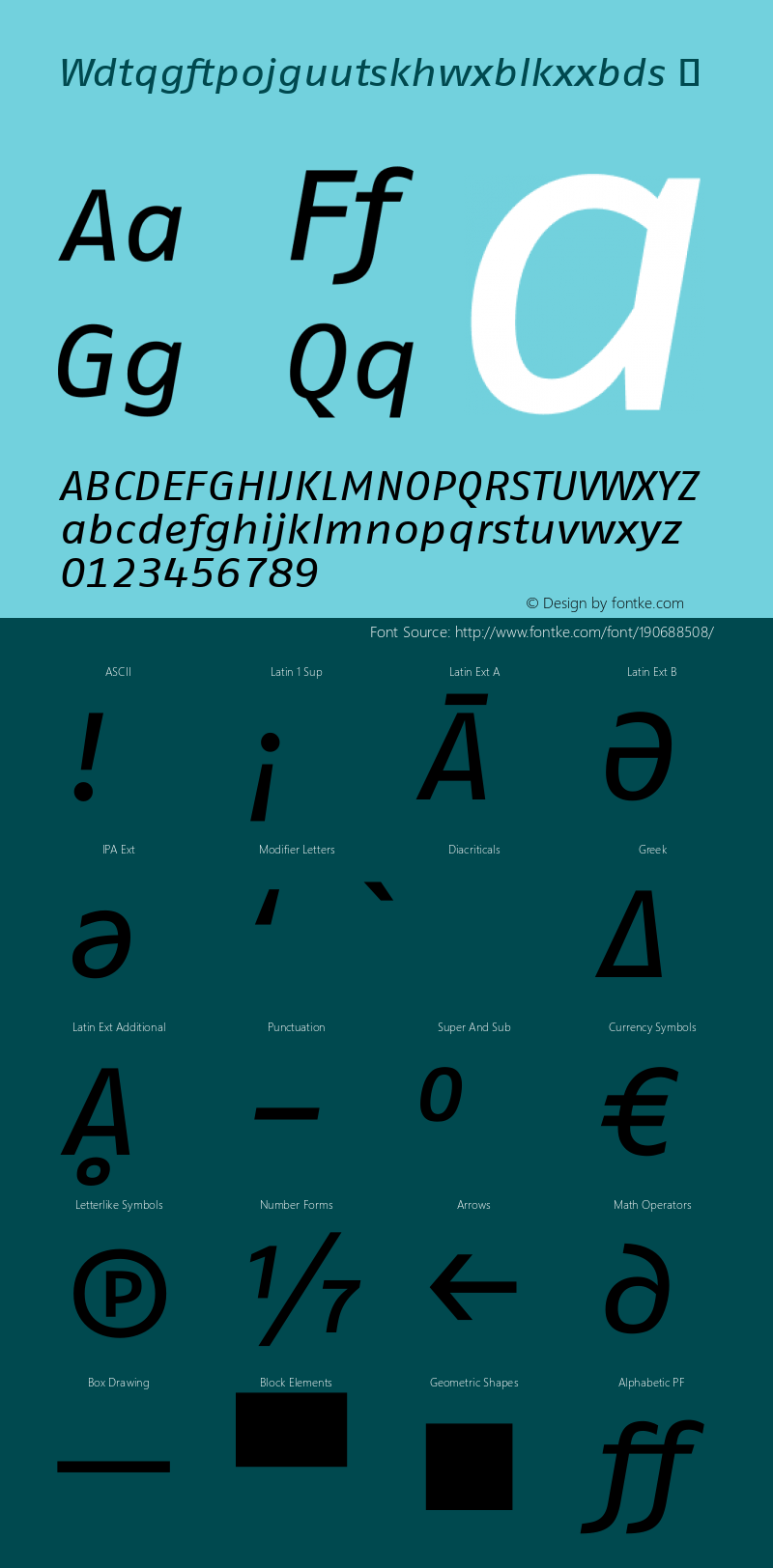 ☞Wdtqgftpojguutskhwxblkxxbds Version 7.504; 2009; Build 1021;com.myfonts.easy.fontfont.fago-extended.pro-extd-ita.wfkit2.version.4gi1图片样张