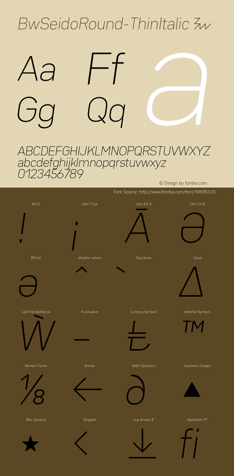 ☞Bw Seido Round Thin Italic Version 1.000;com.myfonts.easy.branding-with-type.bw-seido-round.thin-italic.wfkit2.version.5crf图片样张