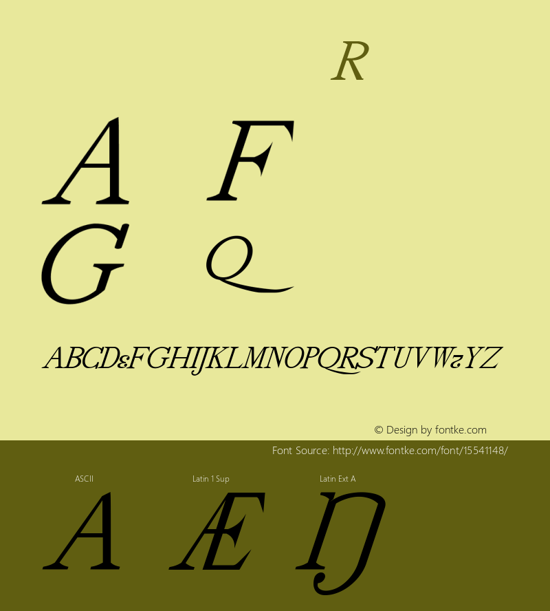 drmdozitsc24 Regular Version 001.001 Font Sample