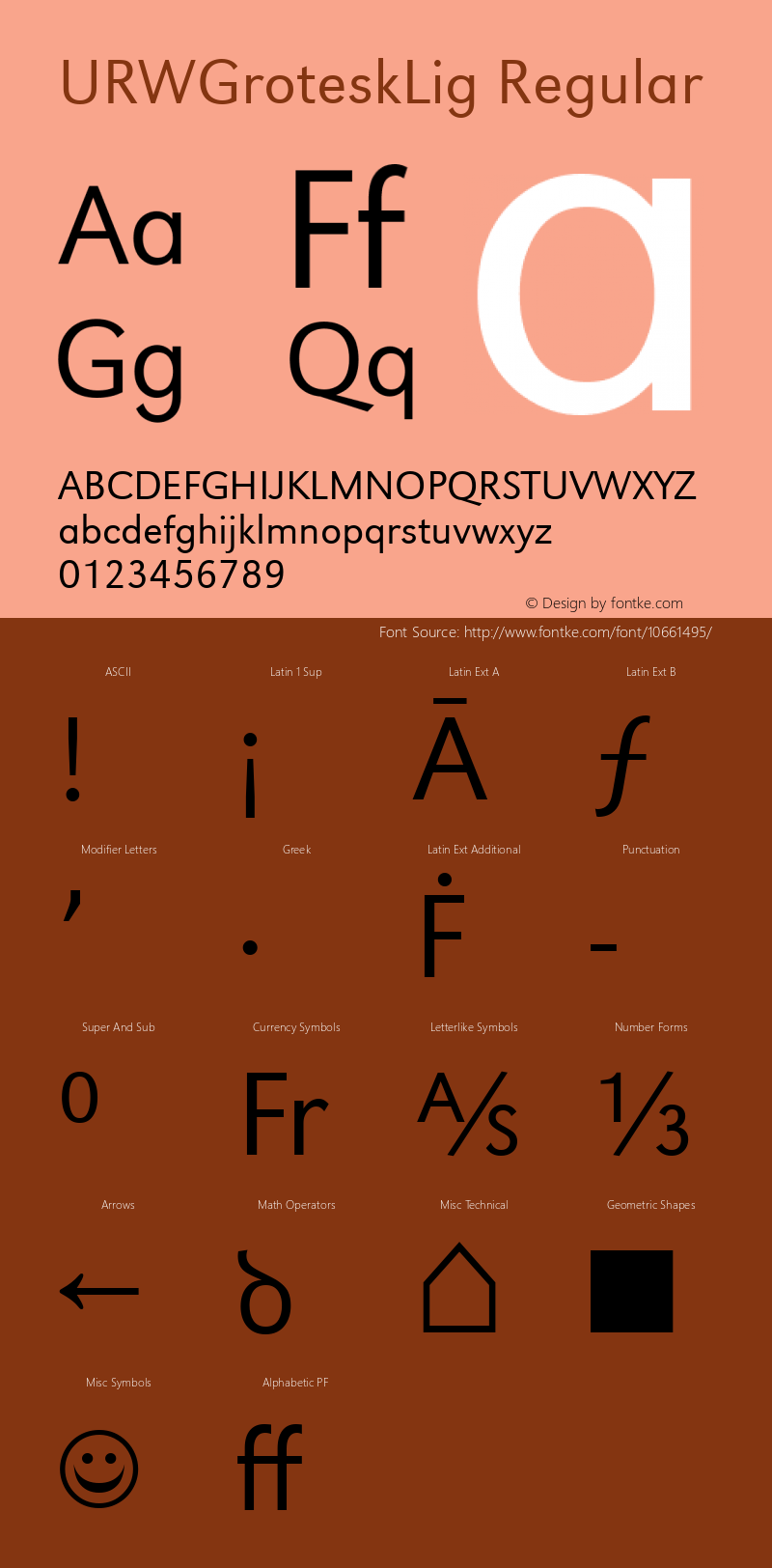 URWGroteskLig Regular Version 1.10;com.myfonts.easy.urw.grotesk.urw-grotesk-t-light.wfkit2.version.3qnb Font Sample