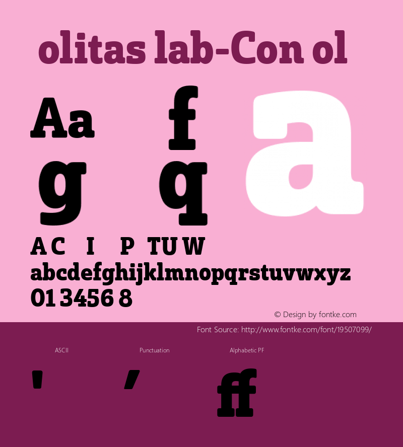 ☞SolitasSlab-ConBol 1.000;com.myfonts.easy.insigne.solitas-slab.con-bold.wfkit2.version.4sR5 Font Sample