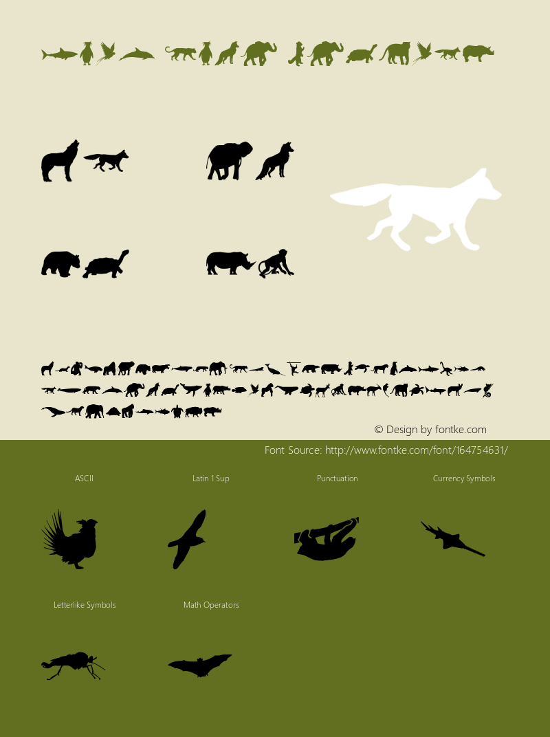 Wild Life Version 1.00;May 23, 2021;FontCreator 13.0.0.2683 64-bit Font Sample