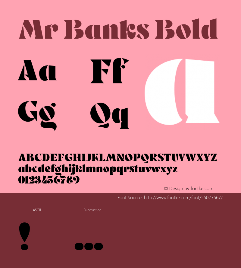 MrBanks-Bold Version 1.000 Font Sample