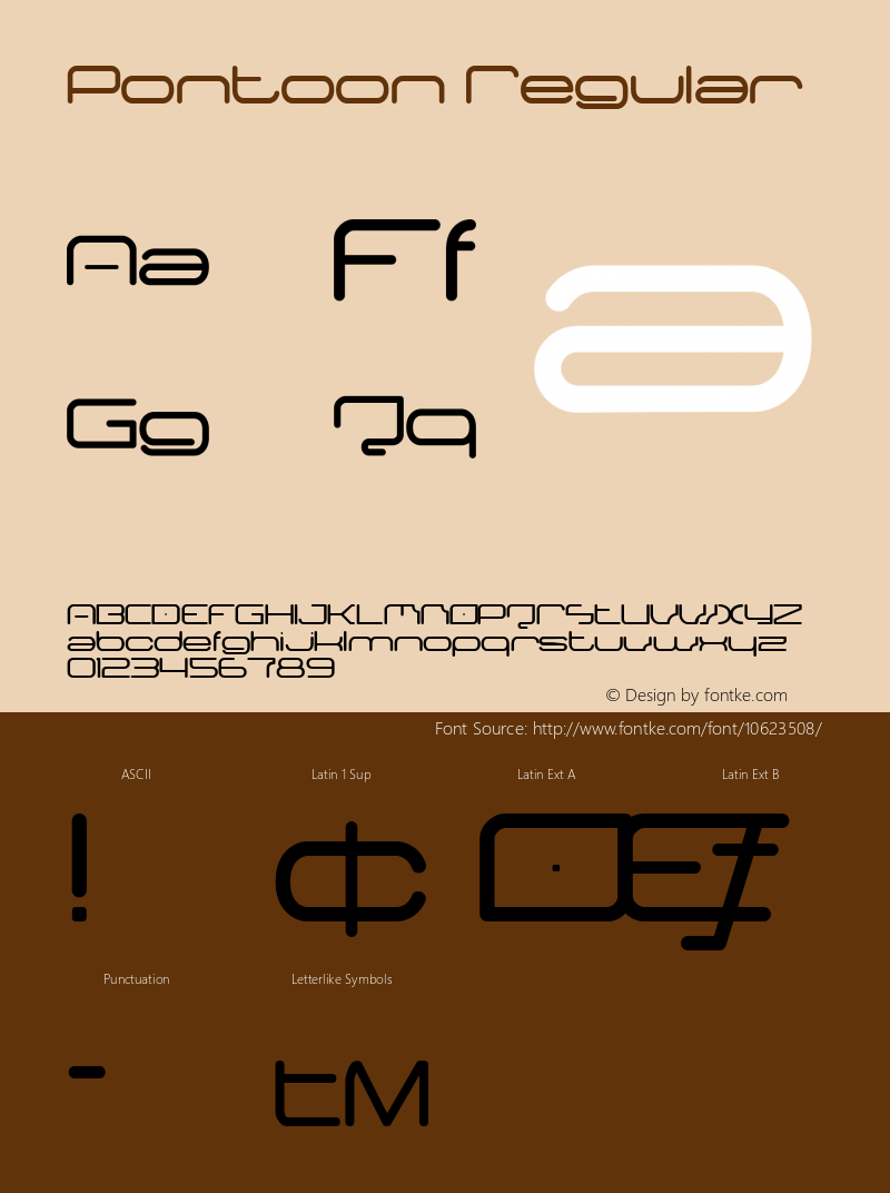 Pontoon Regular Macromedia Fontographer 4.1.5 8/9/04;com.myfonts.phatphonts.pontoon.pontoon.wfkit2.2gjo Font Sample