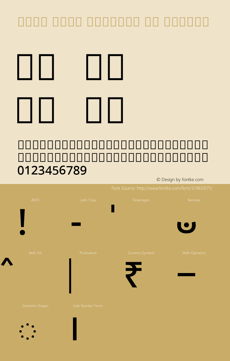 Noto Sans Kannada UI Medium Version 2.001; ttfautohint (v1.8.3) -l 8 -r 50 -G 200 -x 14 -D knda -f none -a qsq -X 