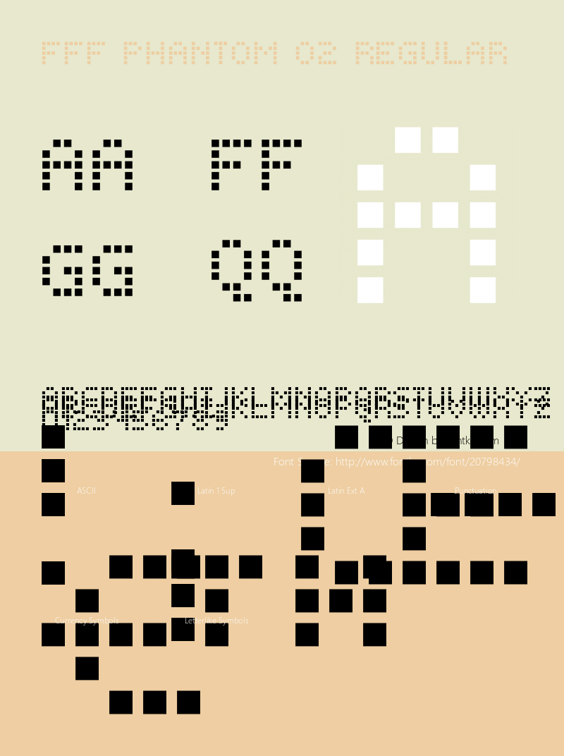 FFF Phantom 02 1.1 Font Sample