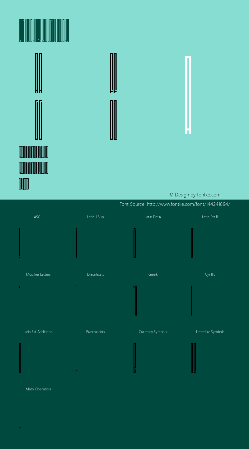 Fit Instances wdth4 Version 1.0 Font Sample