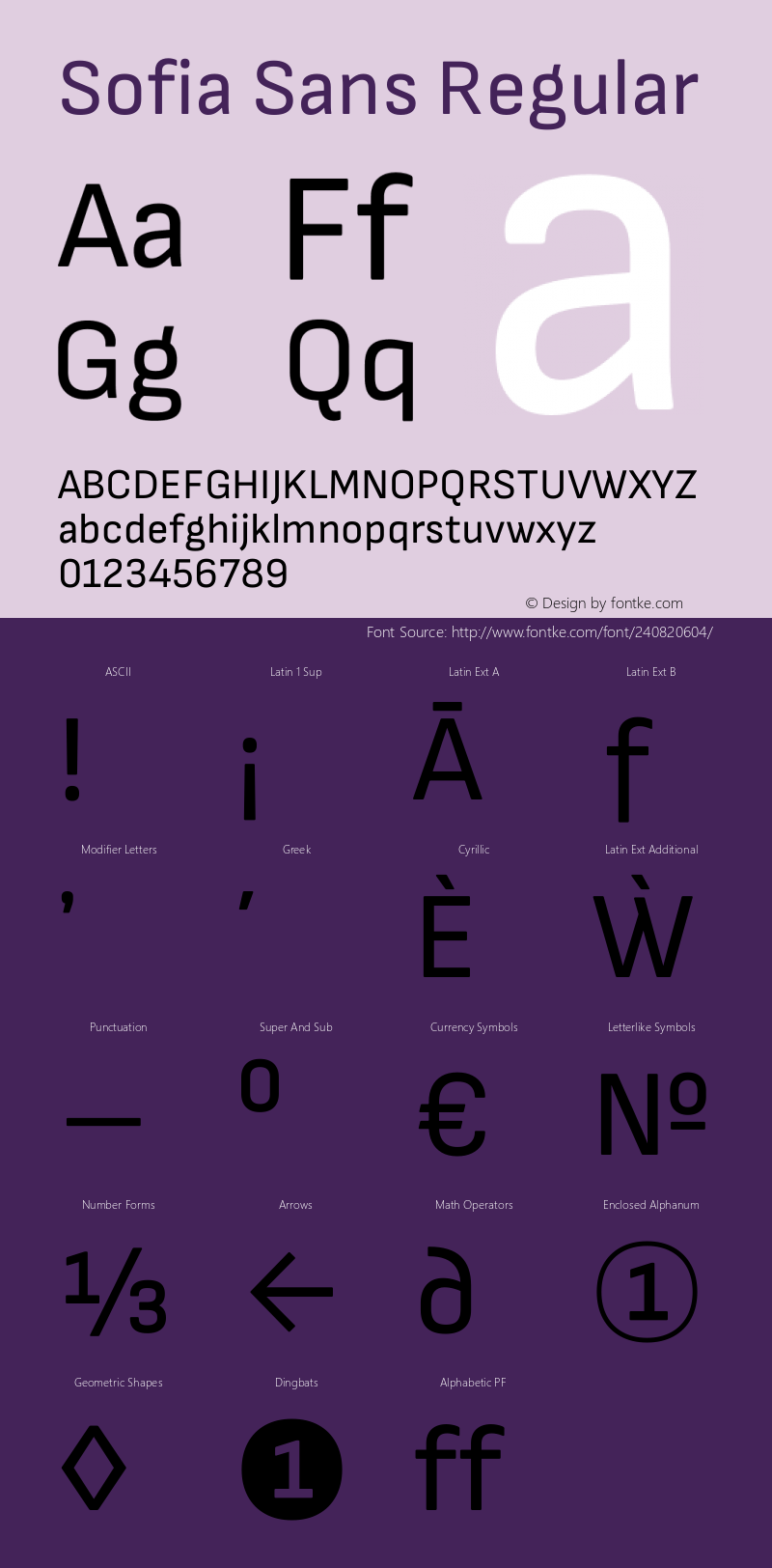 Sofia Sans Regular Version 4.100-B图片样张