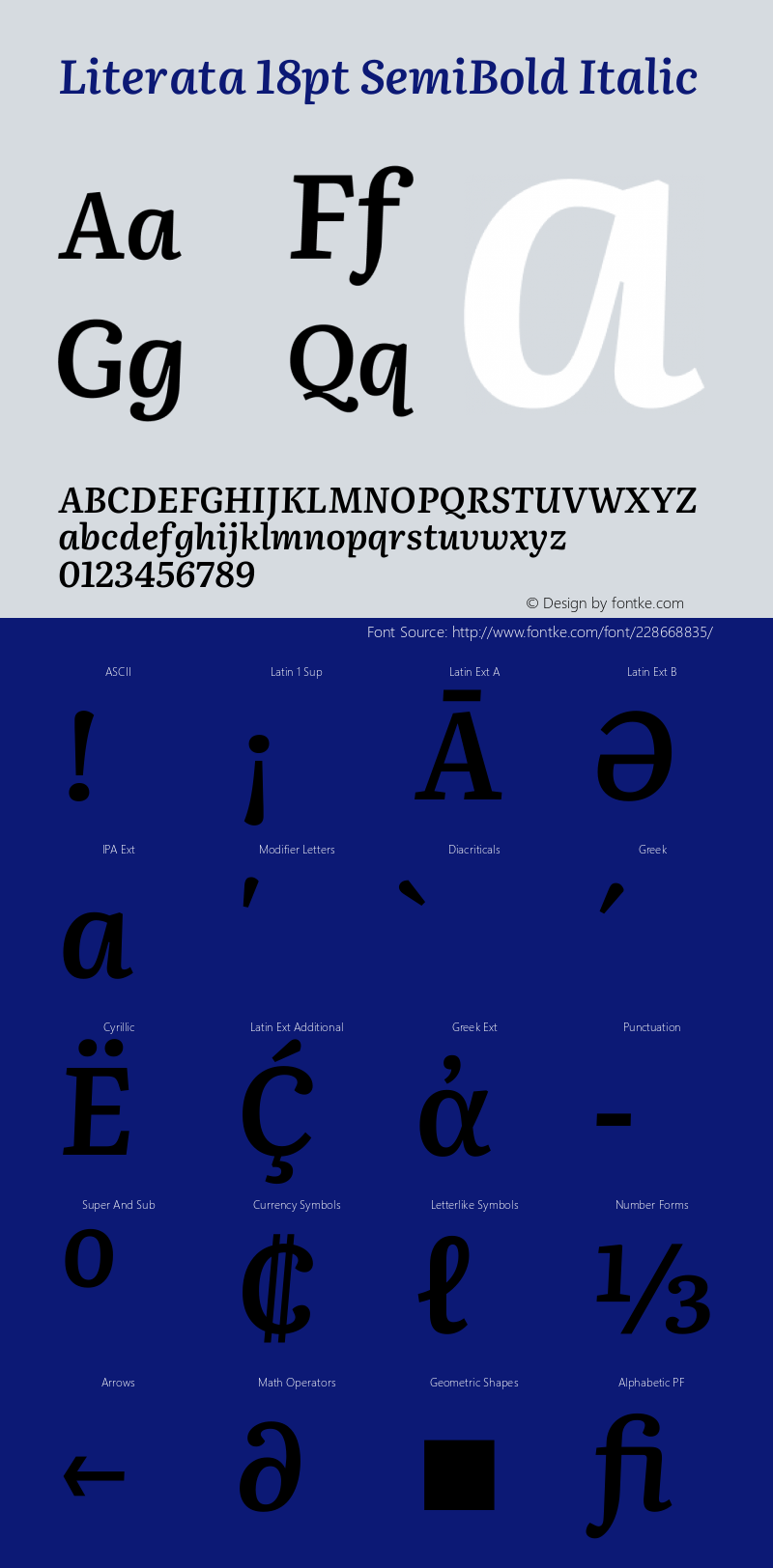 Literata 18pt SemiBold Italic Version 3.002图片样张