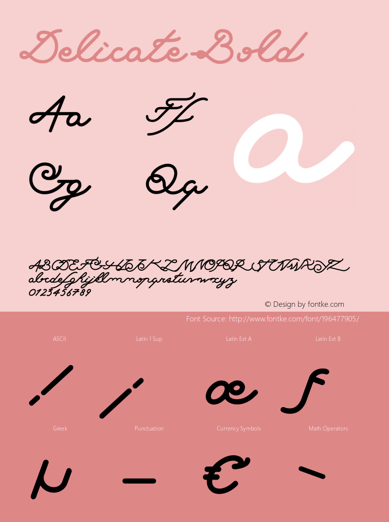 ☞Delicate-Bold Version 001.000;com.myfonts.cubo.delicate.bold.wfkit2.3edx图片样张
