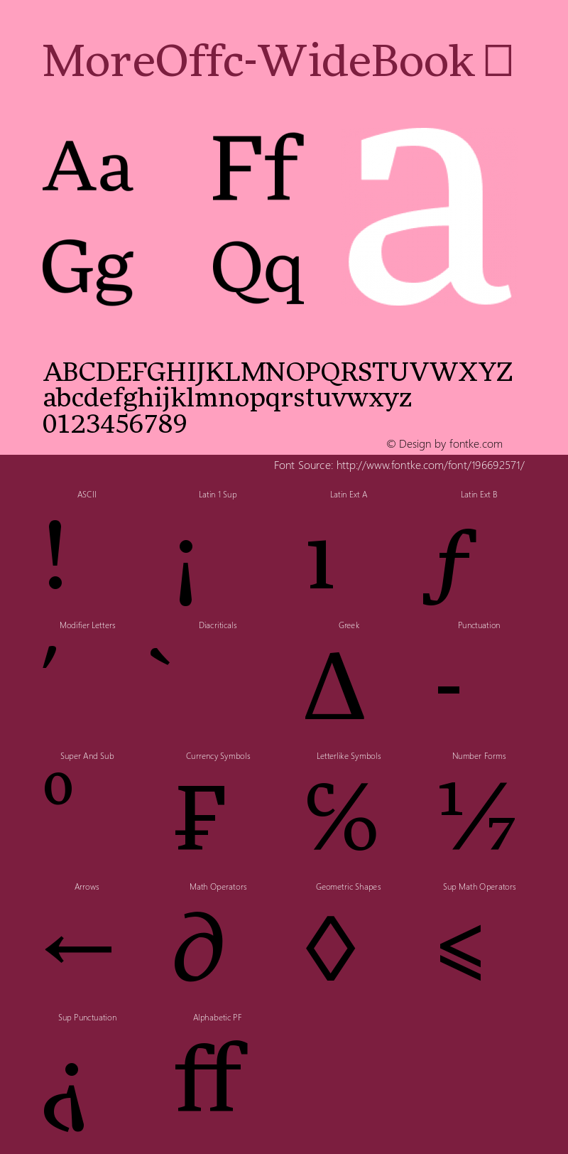 ☞More Offc Wide Version 7.504; 2010; Build 1020; ttfautohint (v1.5);com.myfonts.easy.fontfont.more.offc-wide-book.wfkit2.version.3YBx图片样张